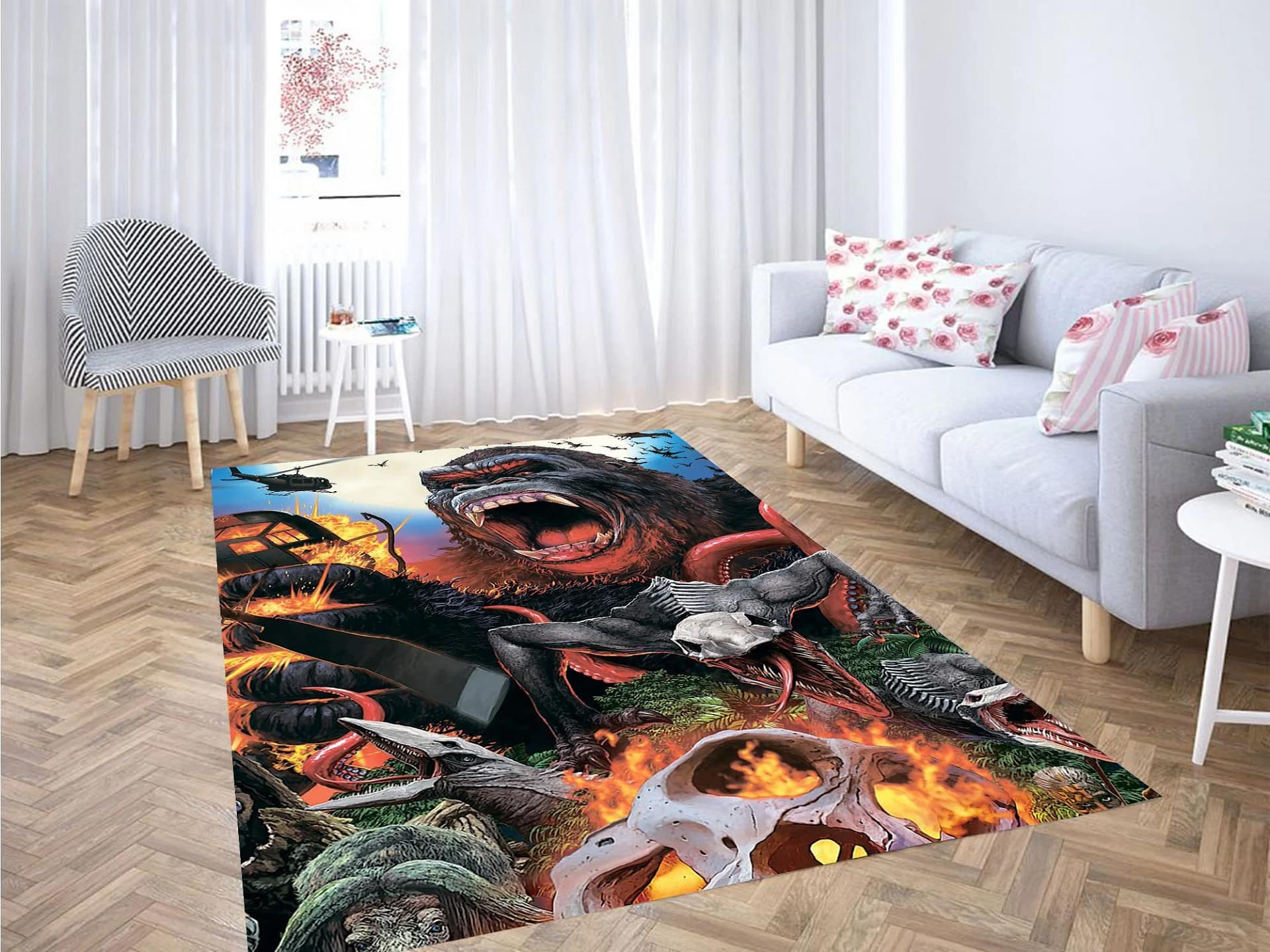 Kong Skull Island Animal Carpet Rug