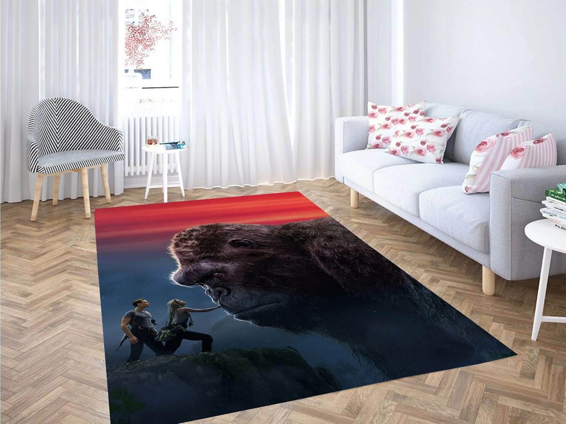 Kong Skull Island Character Carpet Rug