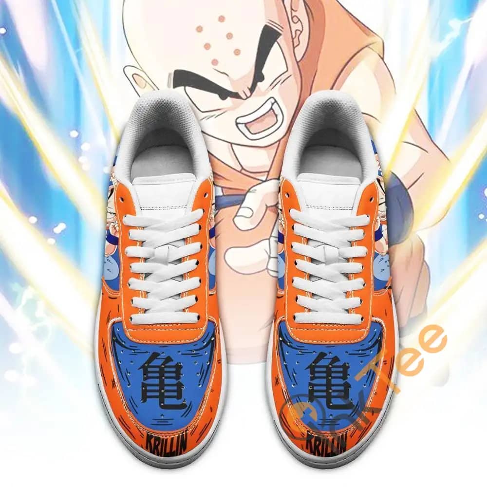 Krillin Custom Dragon Ball Anime Fan Gift Amazon Nike Air Force Shoes