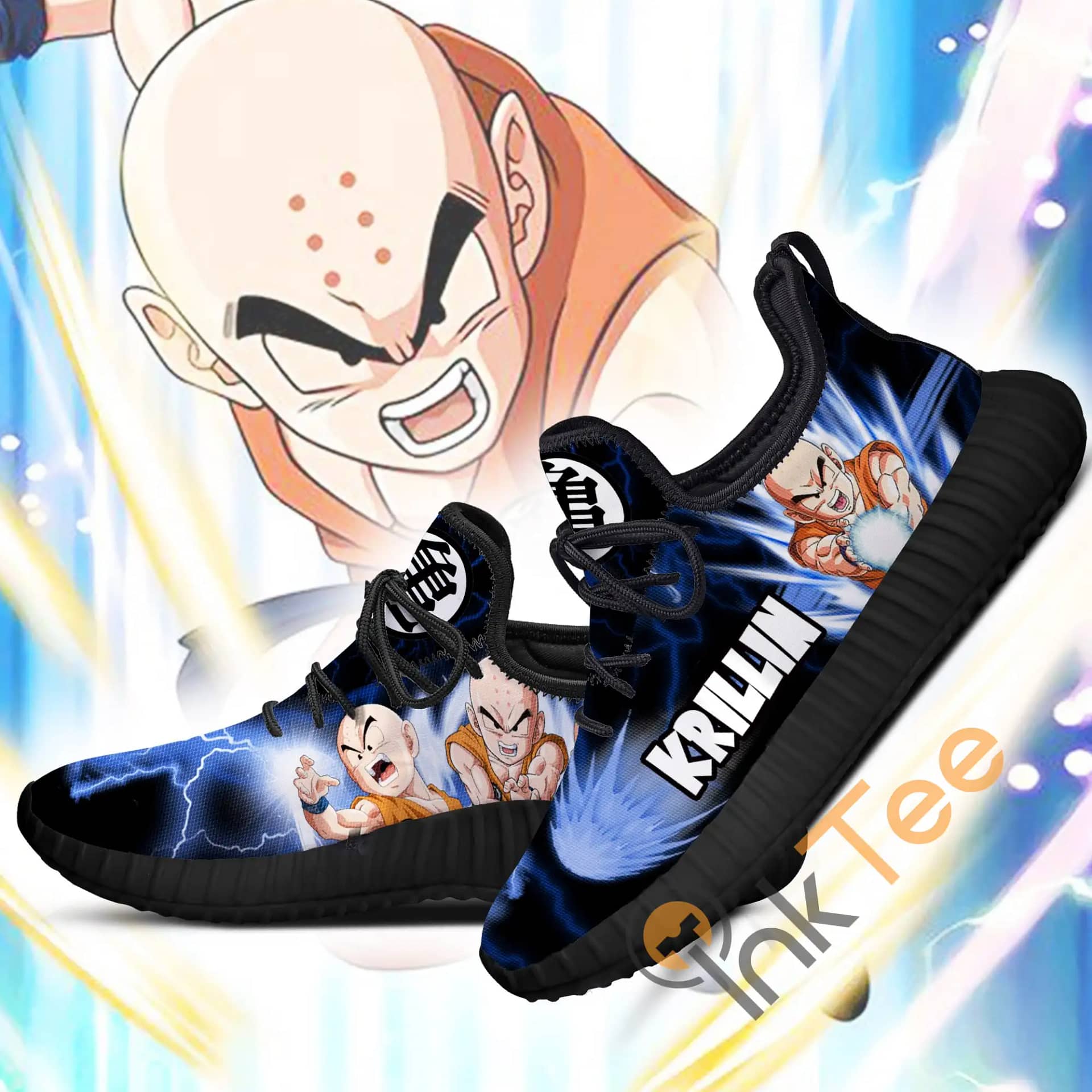 Inktee Store - Krillin Dragon Ball Anime Amazon Reze Shoes Image