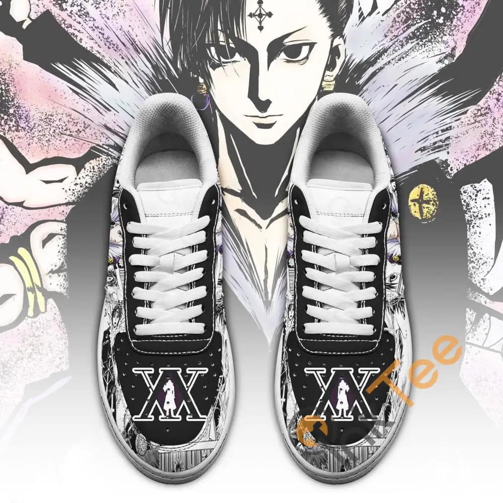 Kuroro Lucifer Custom Hunter X Hunter Anime Fan Amazon Nike Air Force Shoes