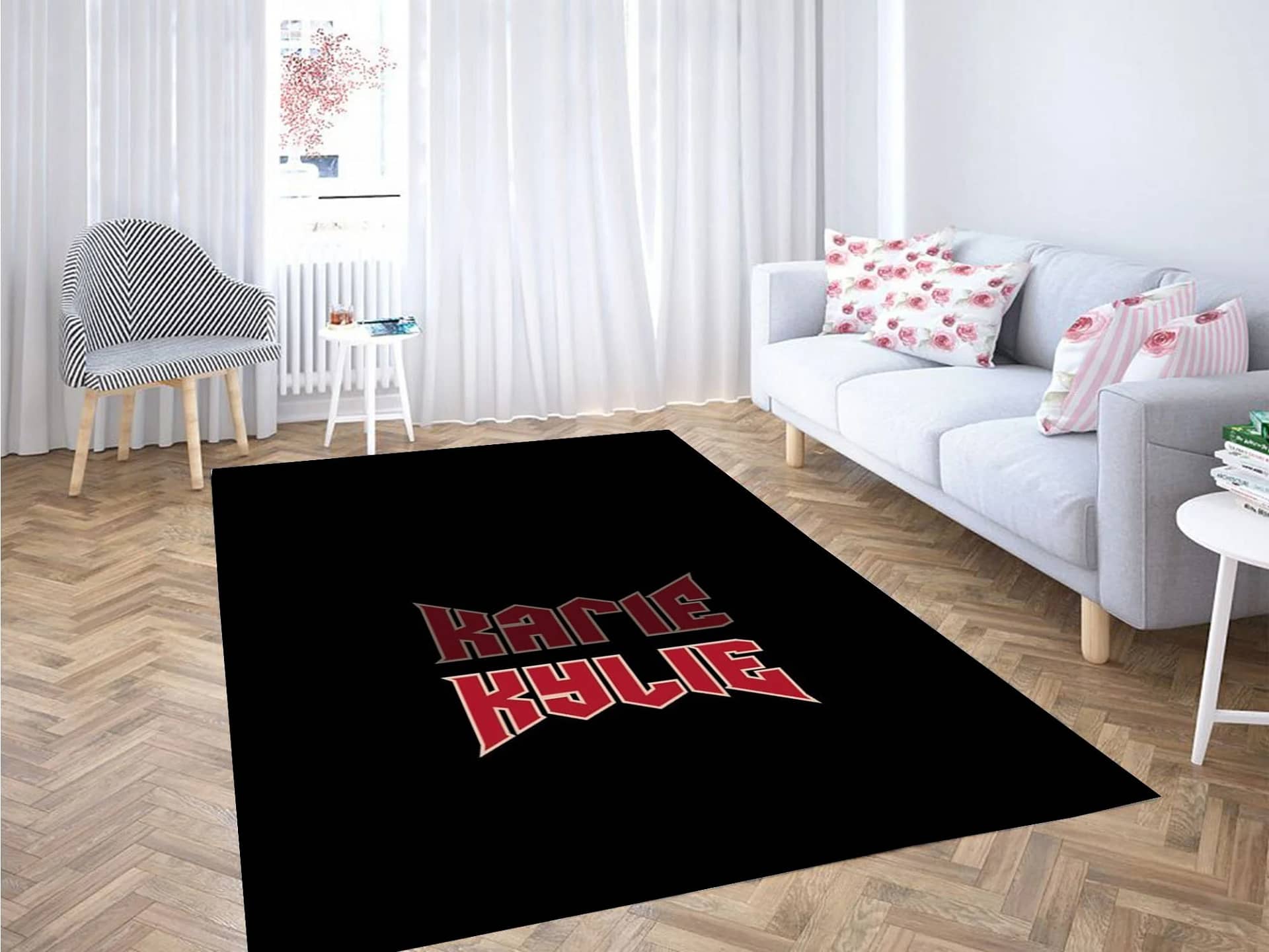 Kylie Logo Carpet Rug