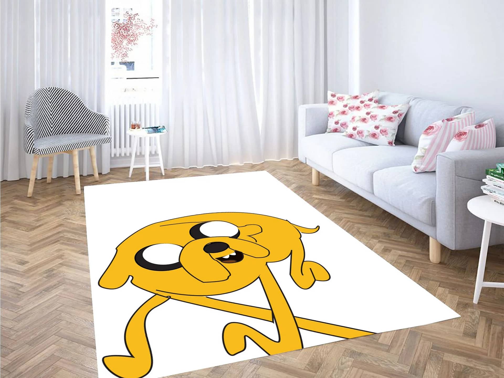 Lazy Jack Adventure Time Carpet Rug
