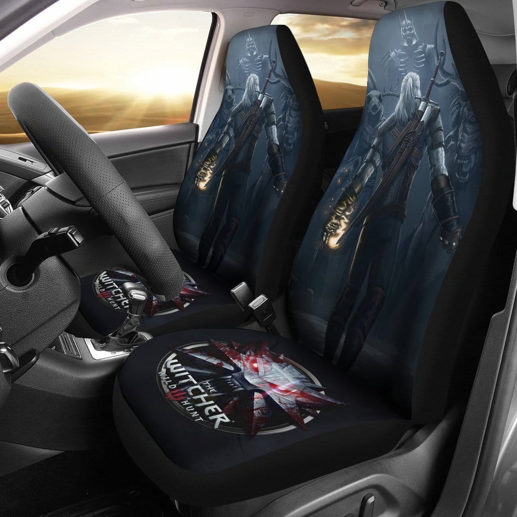 Logo The Witcher 3: Wild Hunt Geralt Game Car Seat Covers