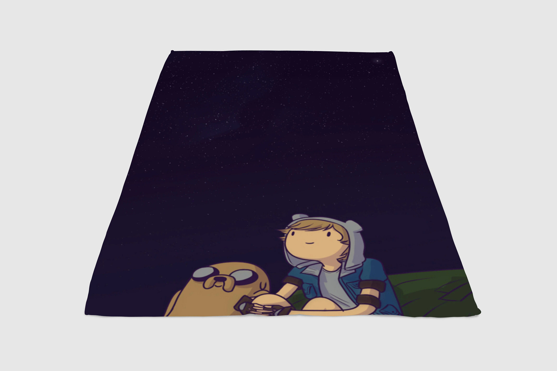 Look Sky Adventure Time Fleece Blanket