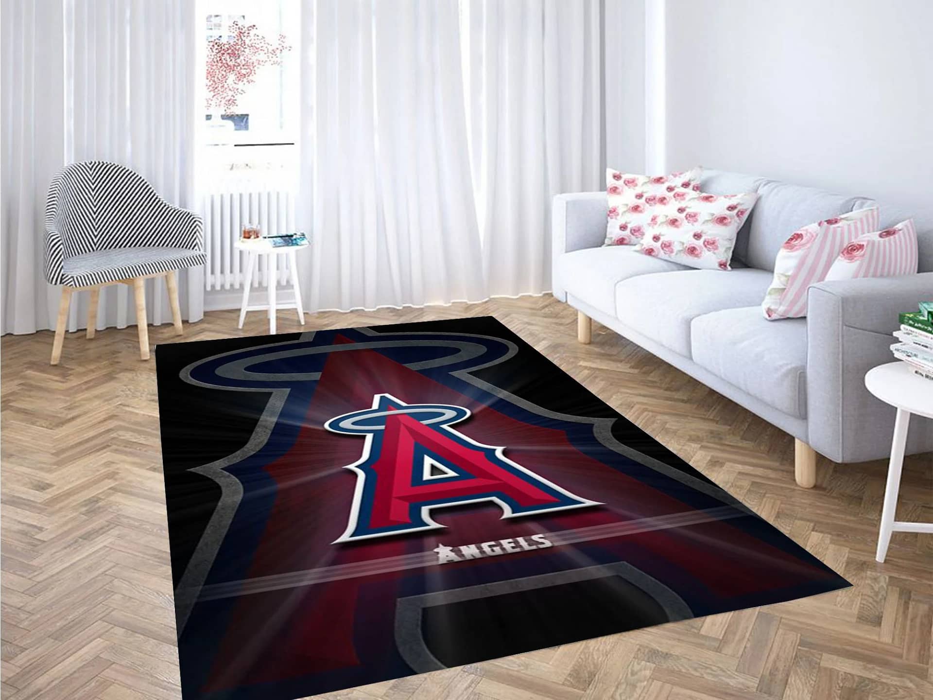 Los Angeles Angels Logo Carpet Rug