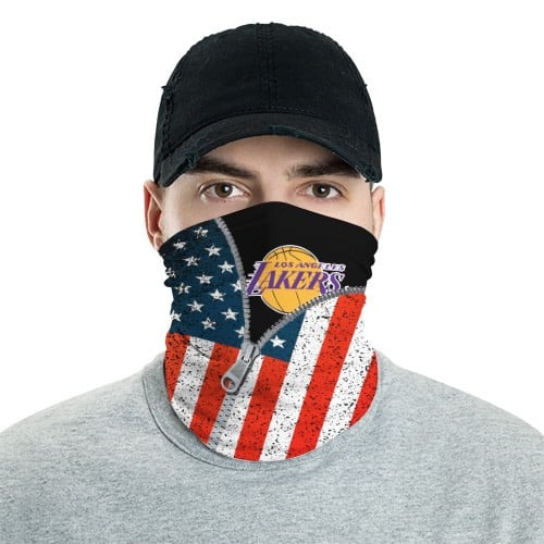Los Angeles Lakers 6 Bandana Scarf Sports Neck Gaiter No3049 Face Mask
