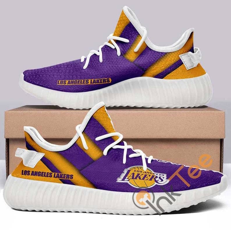 Los Angeles Lakers No 363 Yeezy Boost