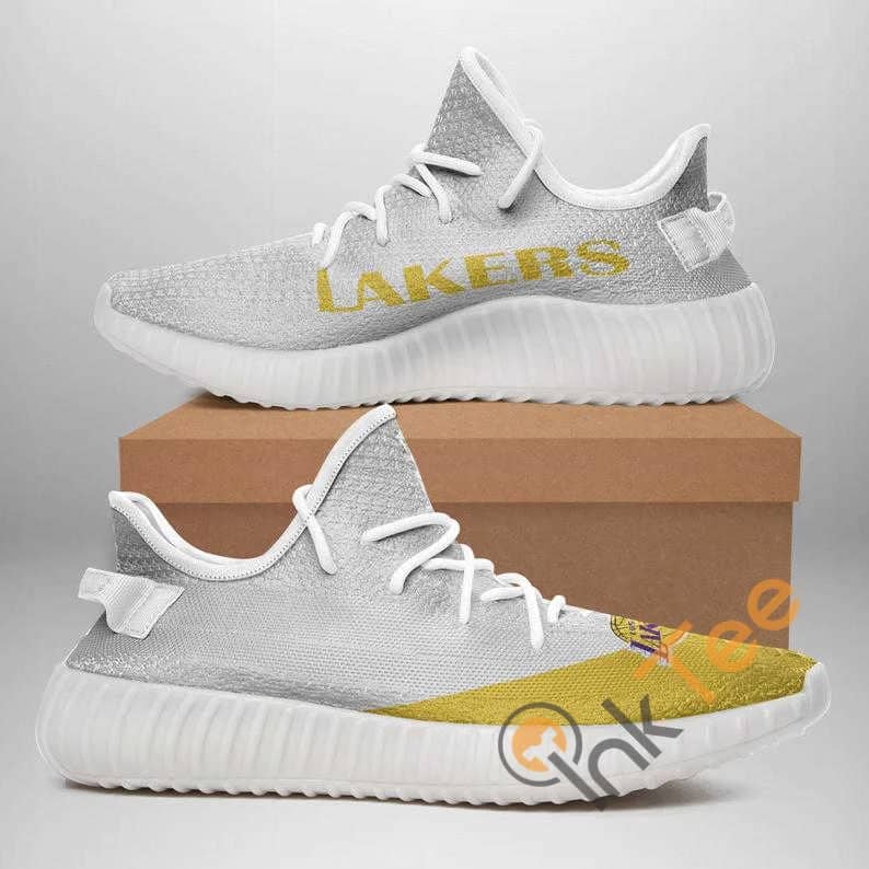 Los Angeles Lakers No 373 Yeezy Boost