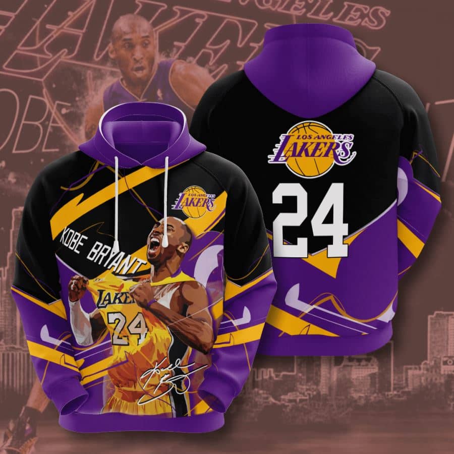 Los Angeles Lakers No1061 Custom Hoodie 3D