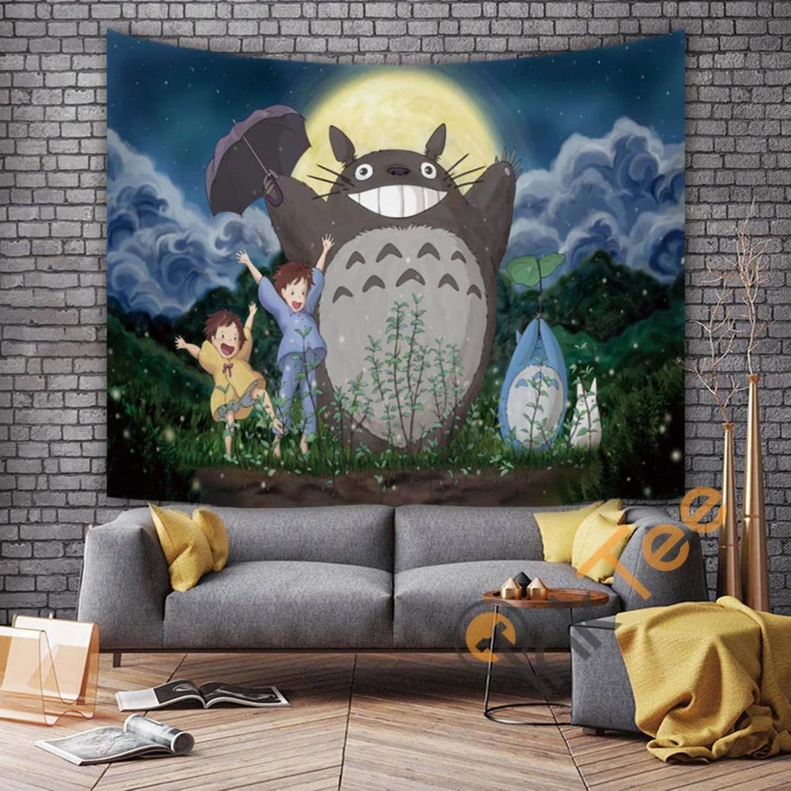 Lovely Totoro Art Sku943 Tapestry