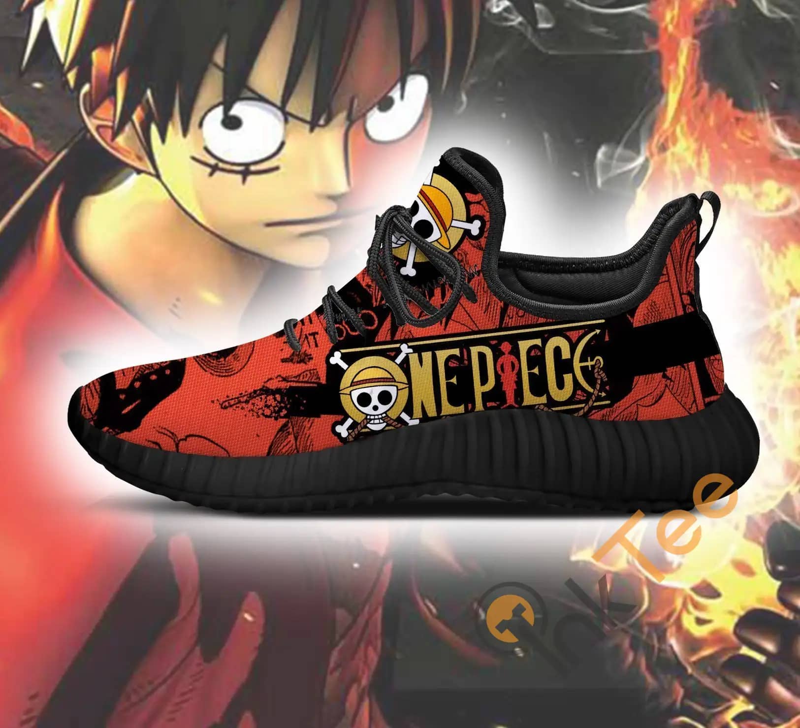 Inktee Store - Luffy One Piece Anime Amazon Reze Shoes Image