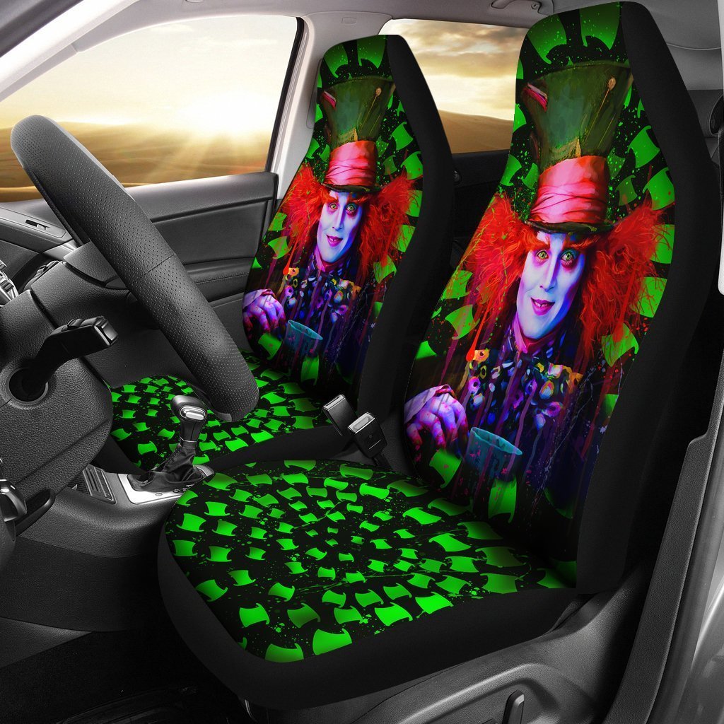 Mad Hatter Alice In Wonderland Movie Fan Gift Car Seat Covers