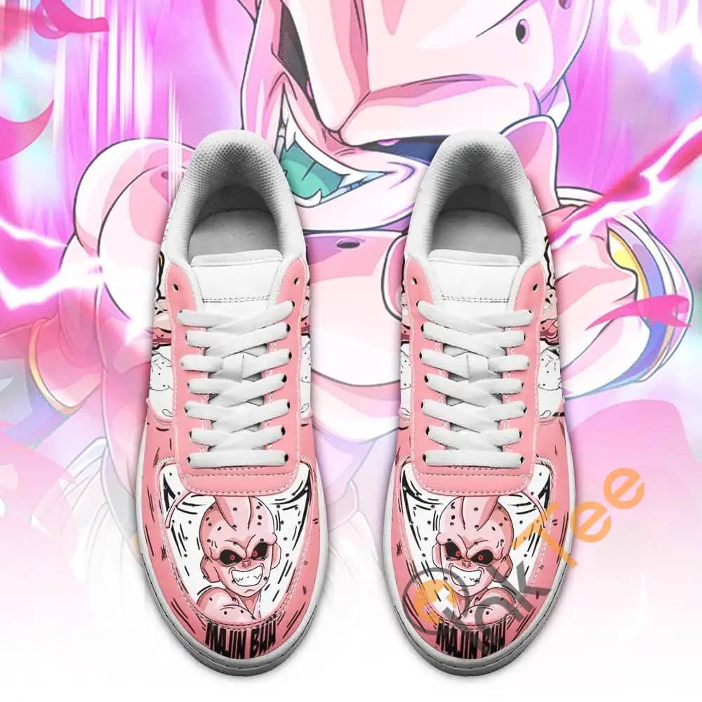 Majin Buu Custom Dragon Ball Anime Fan Gift Amazon Nike Air Force Shoes