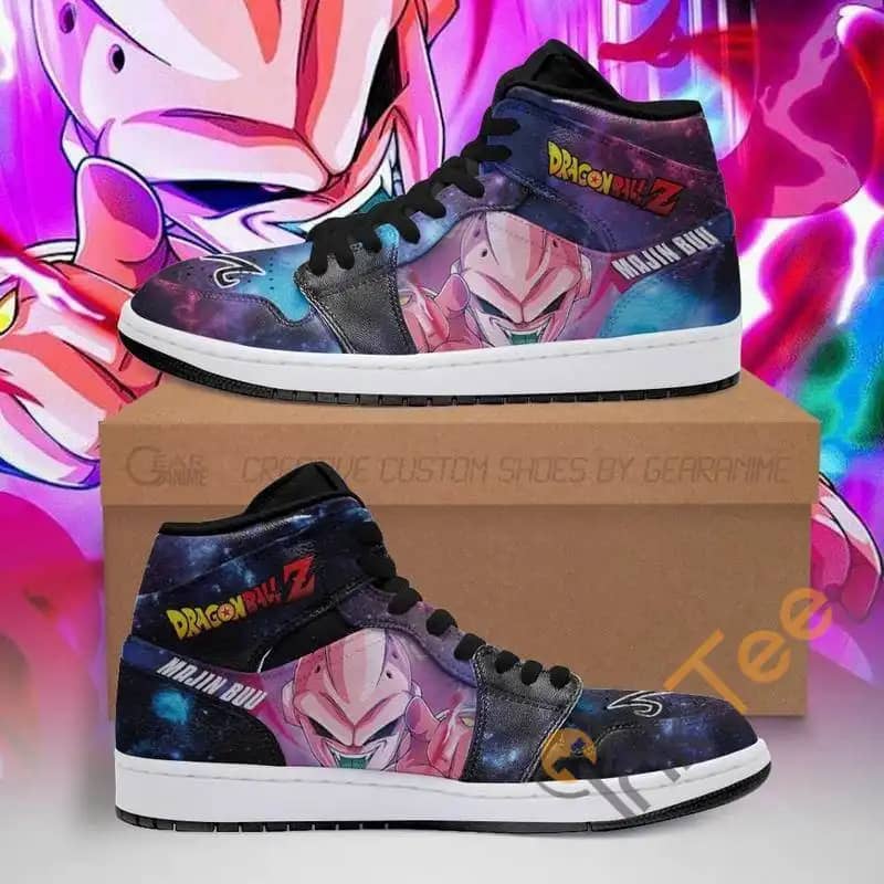 Majin Buu Galaxy Dragon Ball Z Anime Custom Sneakers It1794 Air Jordan Shoes