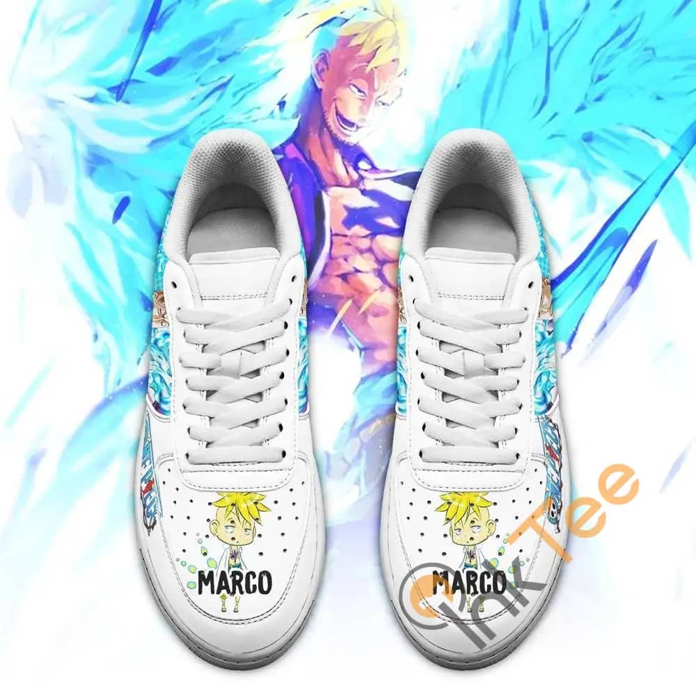 Marco Custom One Piece Anime Fan Amazon Nike Air Force Shoes