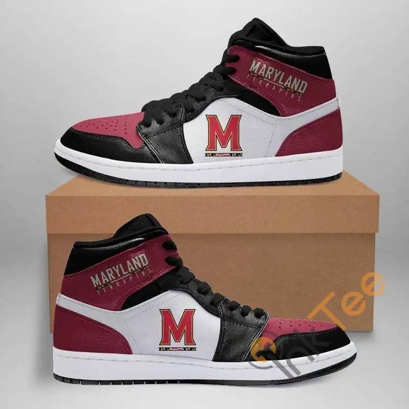 Maryland Terrapins Custom It1807 Air Jordan Shoes