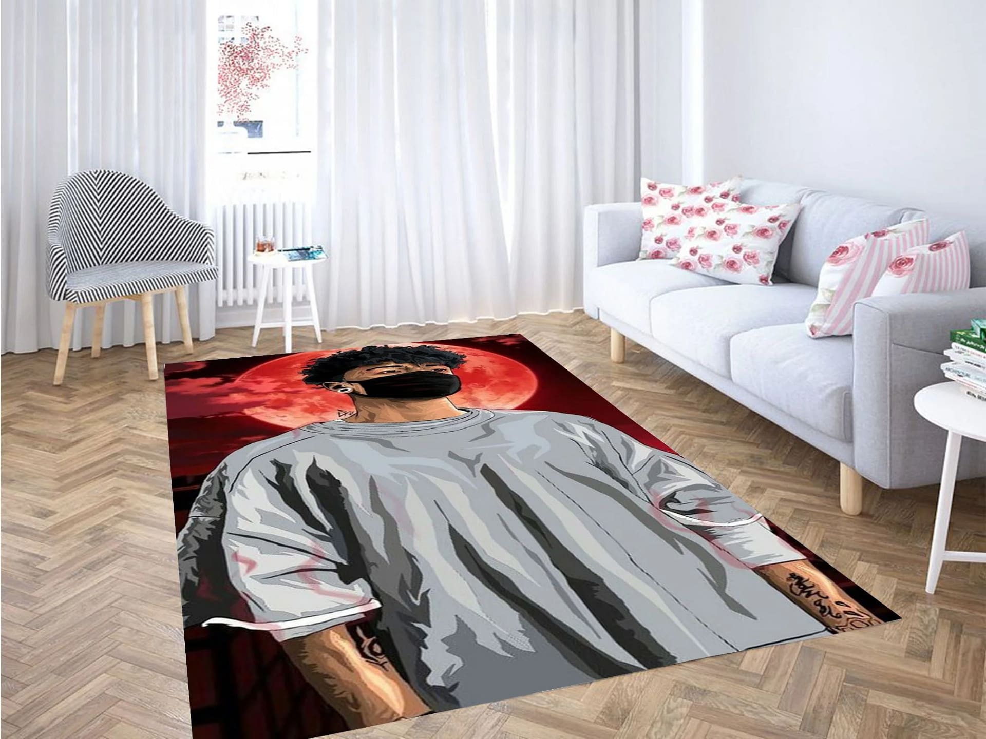 Med Laayoune Wallpaper Carpet Rug