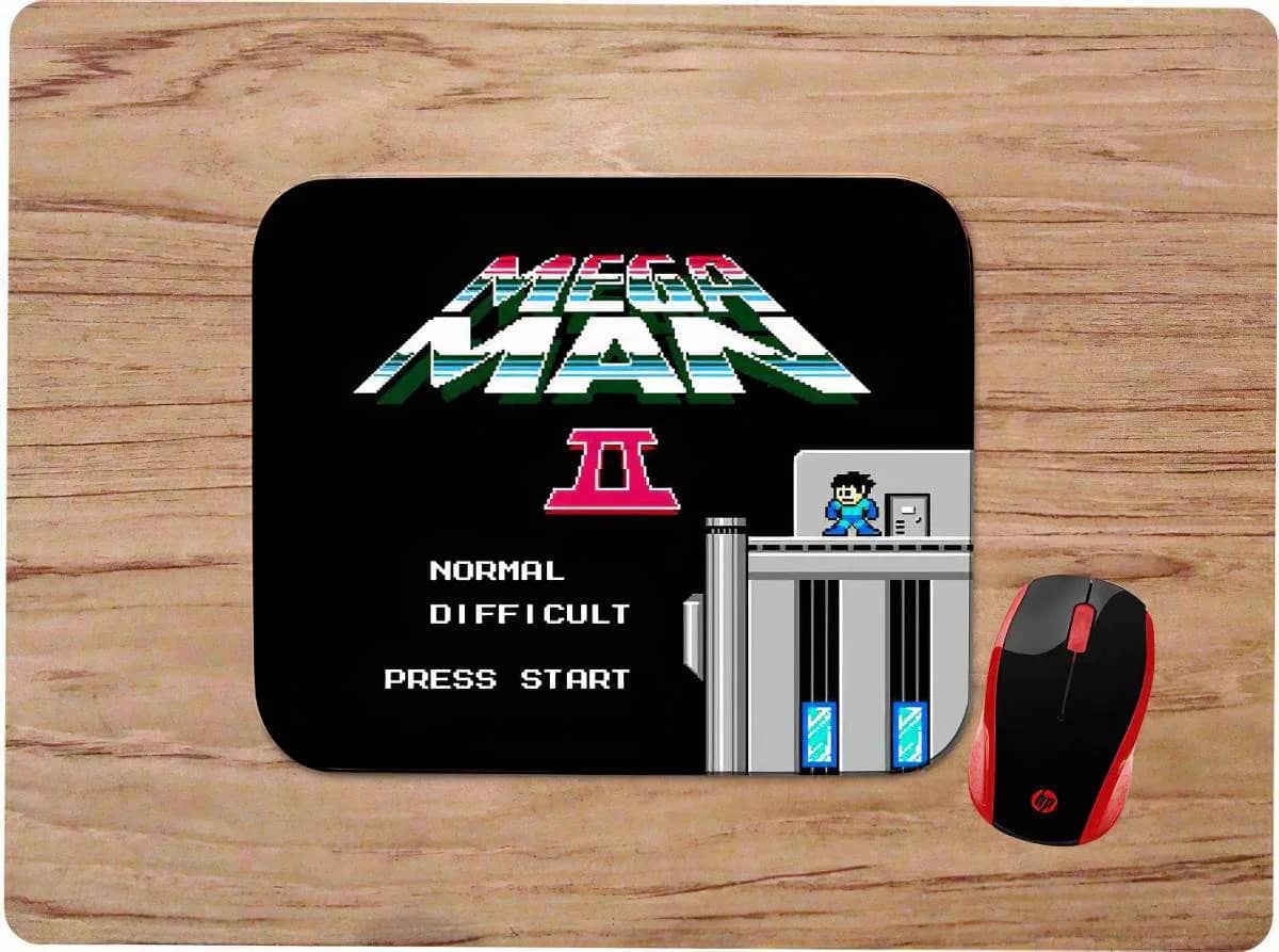 Mega Man 2 Start Screen Mouse Pads