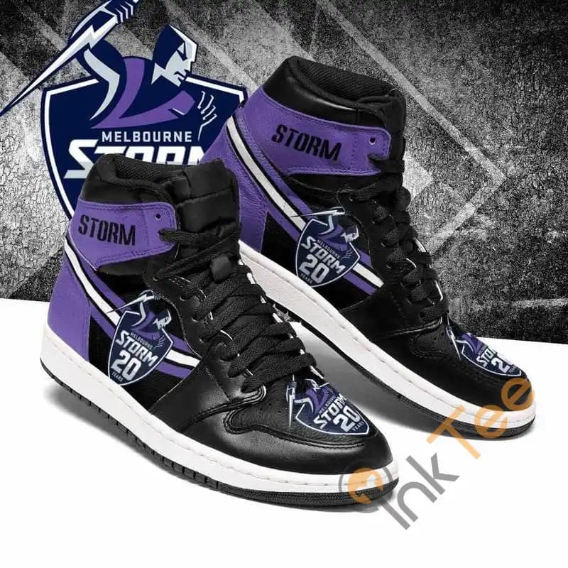 Melbourne Storm Nrl Custom It1836 Air Jordan Shoes