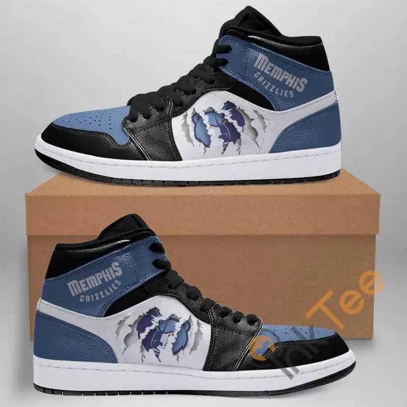 Memphis Grizzlies Nba Custom It1844 Air Jordan Shoes