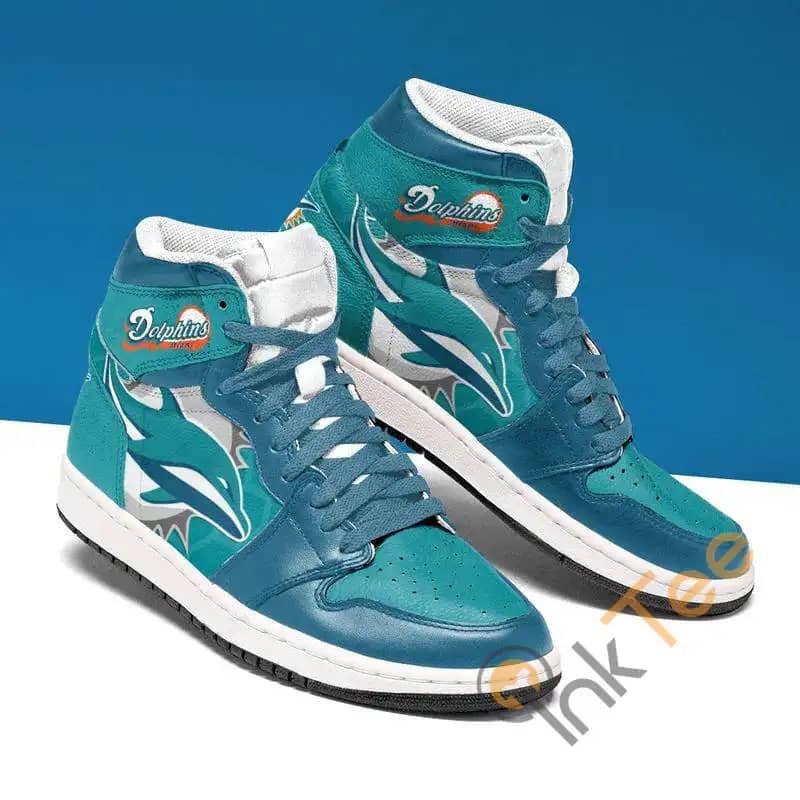 Miami Dolphins Football Custom Sneakers It1873 Air Jordan Shoes