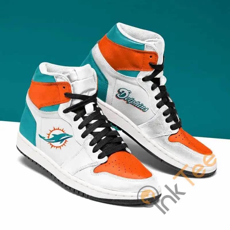 Miami Dolphins Nfl Miami Dolphins Custom Sneakers It1880 Air Jordan Shoes