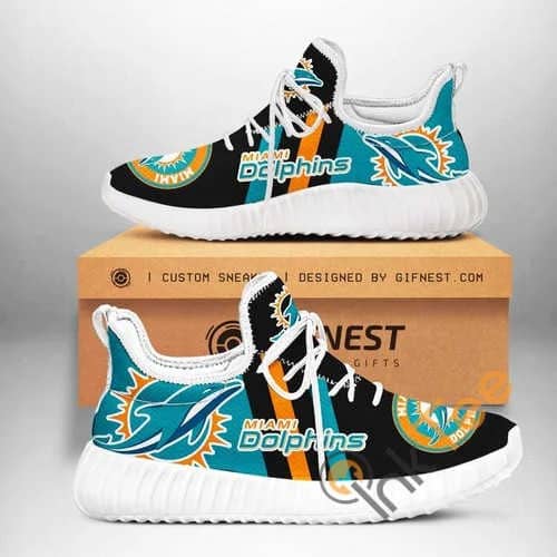 Miami Dolphins Team Customize Yeezy Boost