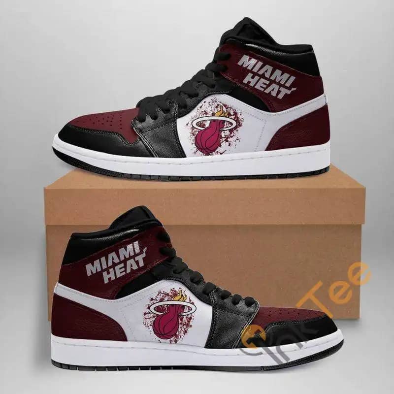 Miami Heat Nba Custom It1888 Air Jordan Shoes