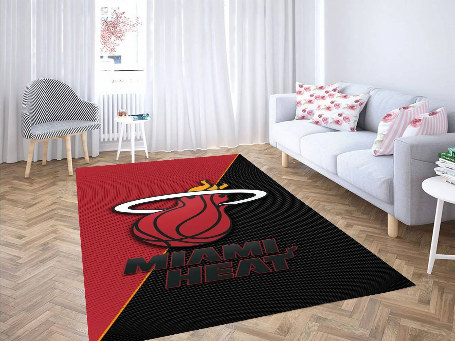 Miami Heat Wallpaper Carpet Rug