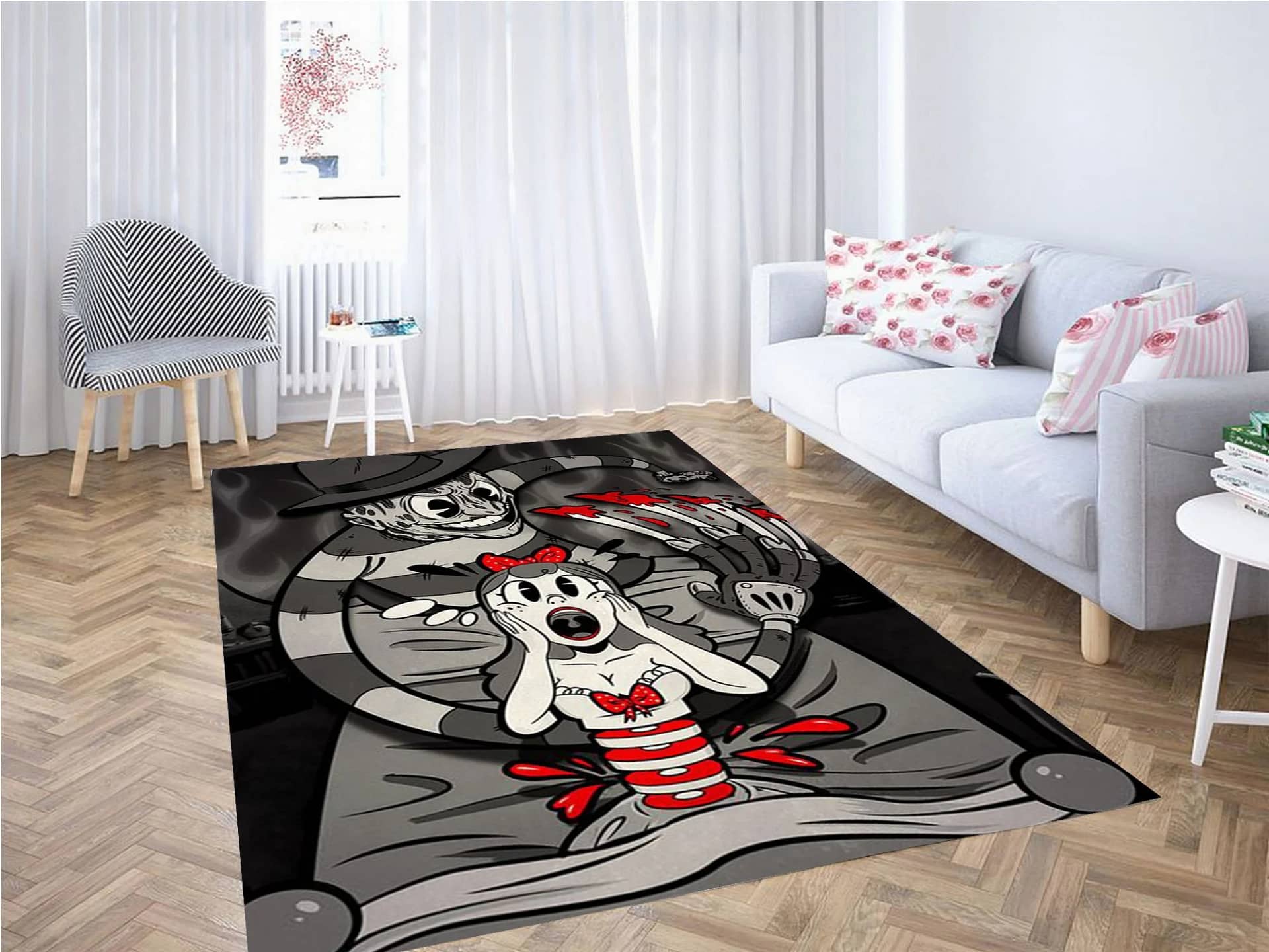 Michael Myers Fan Art Carpet Rug