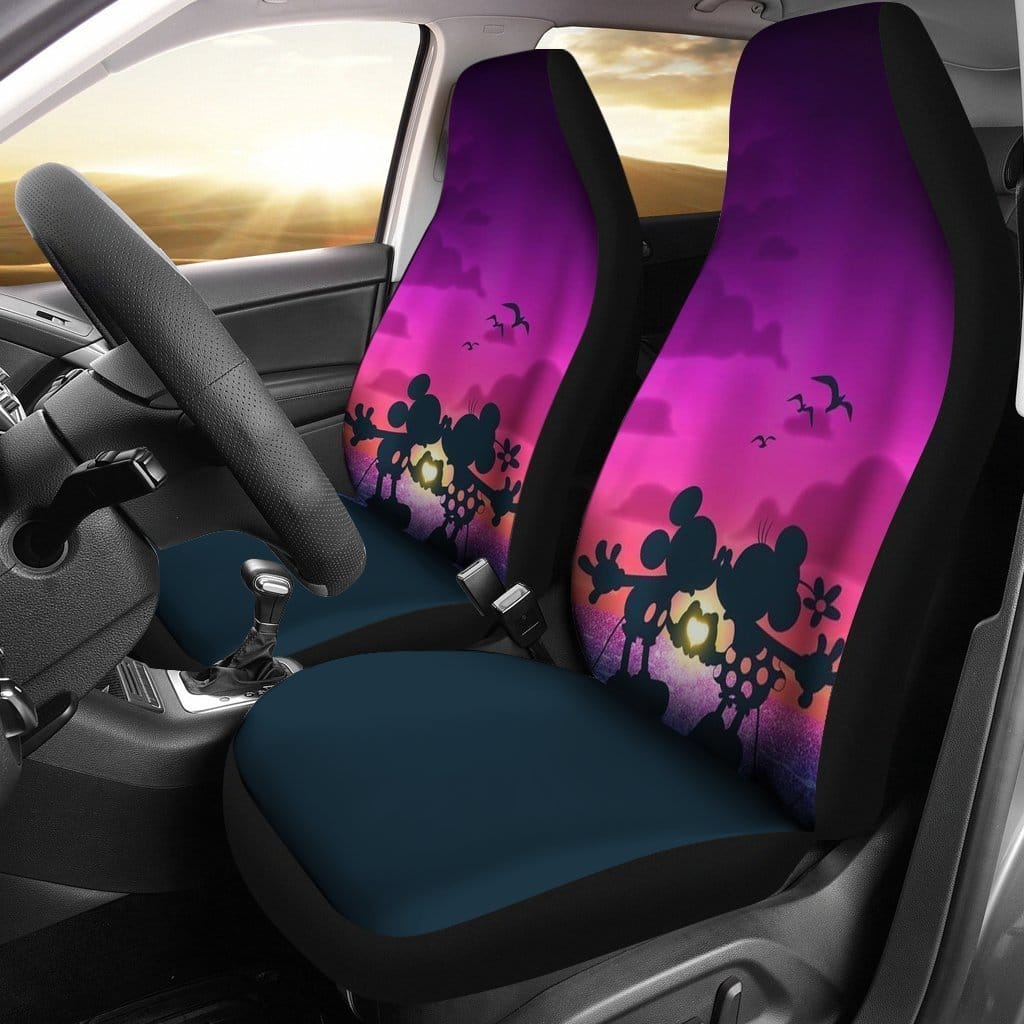 Mickey Mouse Disney Cartoon Fan Gift Car Seat Covers