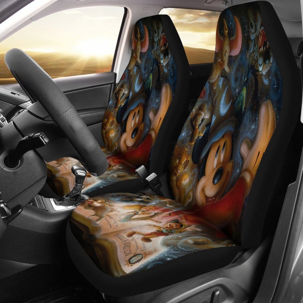 Mickey Mouse Funny Disney Cartoon Car Seat Covers