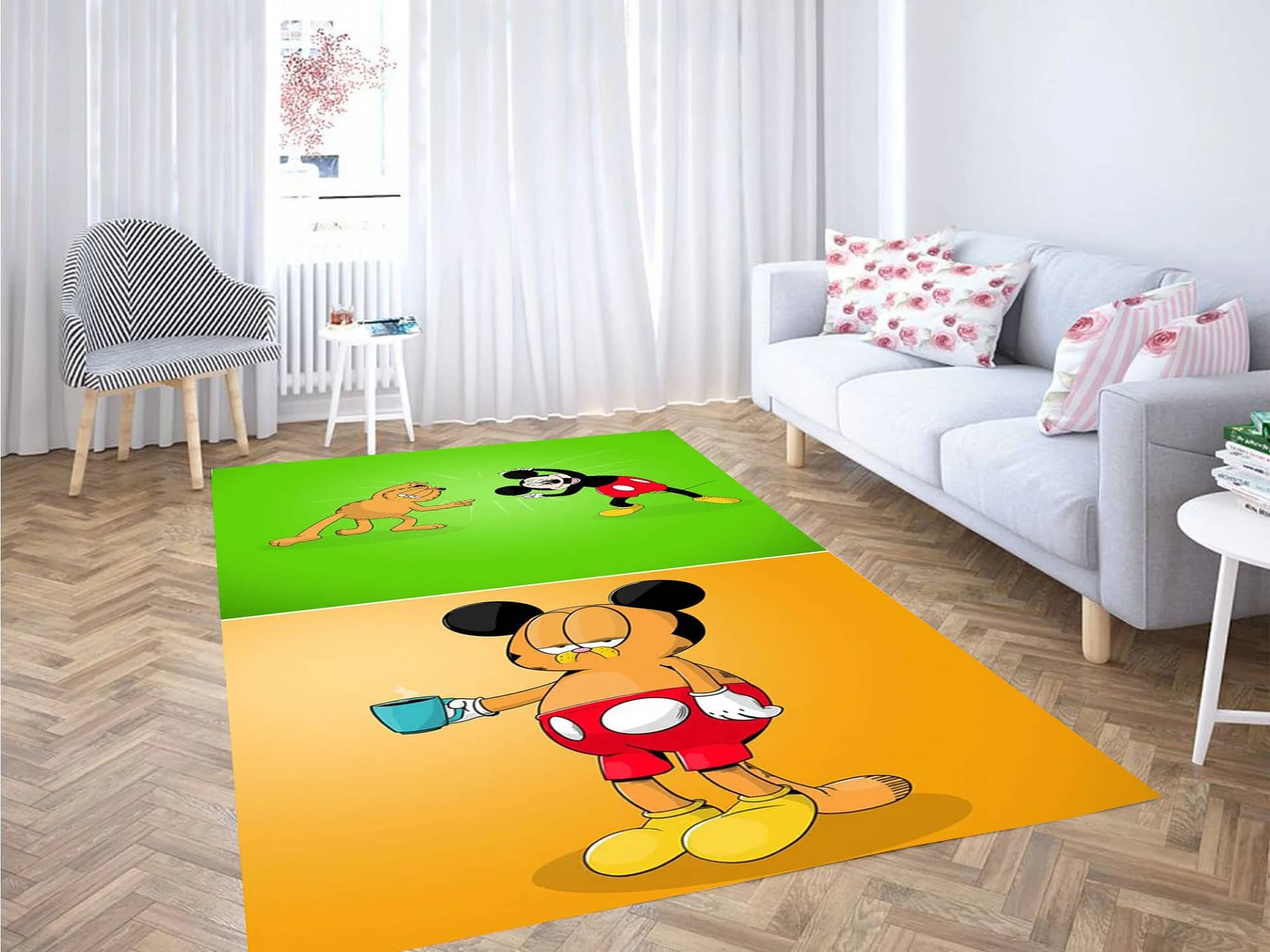 Mickey Mouse Wallpaper Carpet Rug