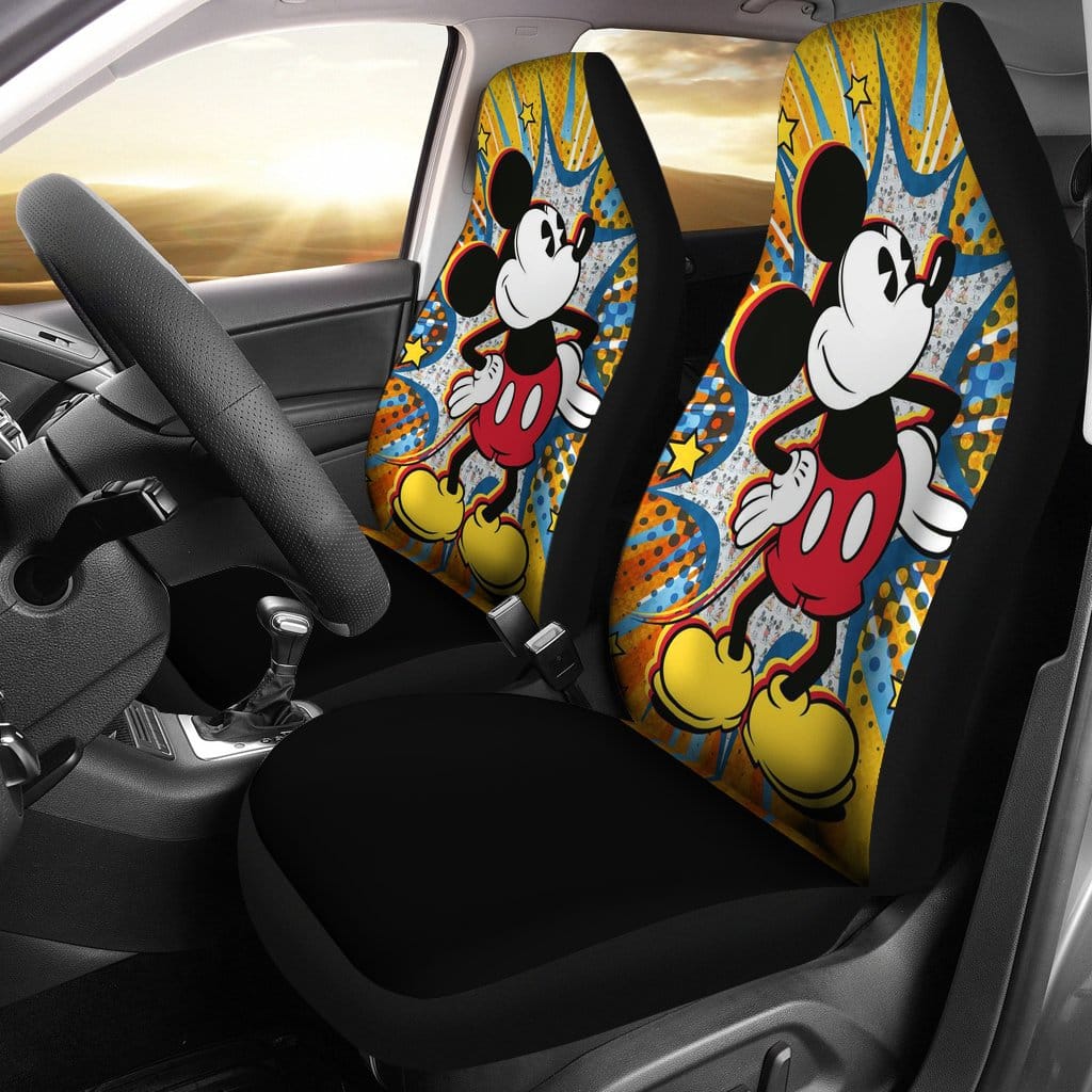 Mickey Poster Car Seat Covers