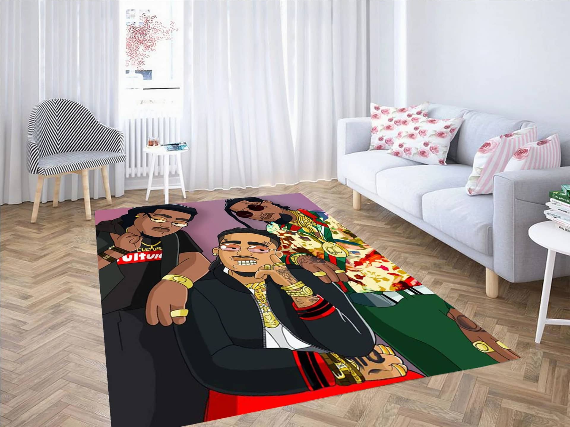 Migos X Family Guy Carpet Rug