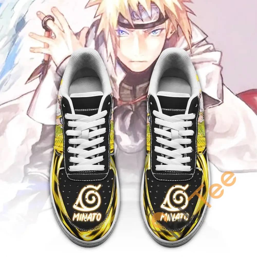 Minato Namikaze Custom Naruto Anime Amazon Nike Air Force Shoes