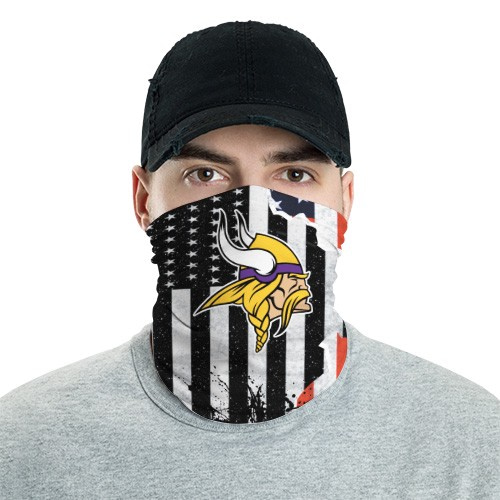 Minnesota Vikings 9 Bandana Scarf Sports Neck Gaiter No3365 Face Mask