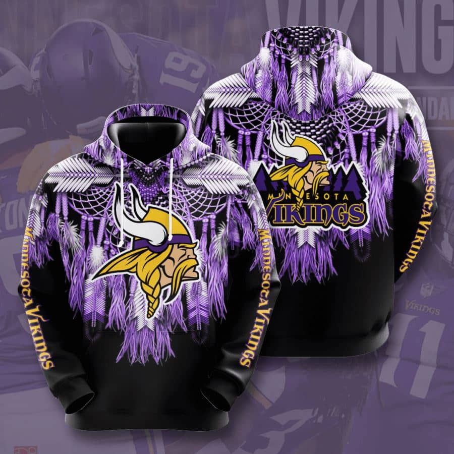 Minnesota Vikings No1236 Custom Hoodie 3D