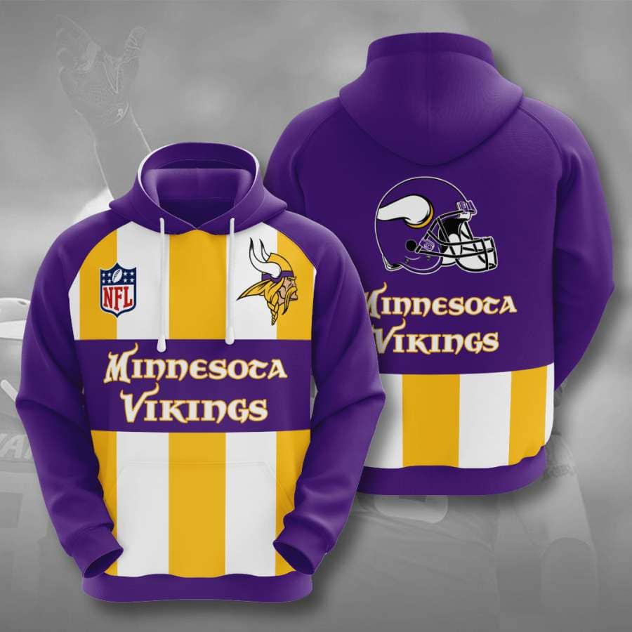 Minnesota Vikings No1242 Custom Hoodie 3D
