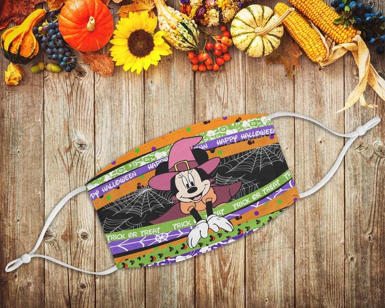Minnie Mouse Witch Happy Halloween Disney Mickey And Face Mask