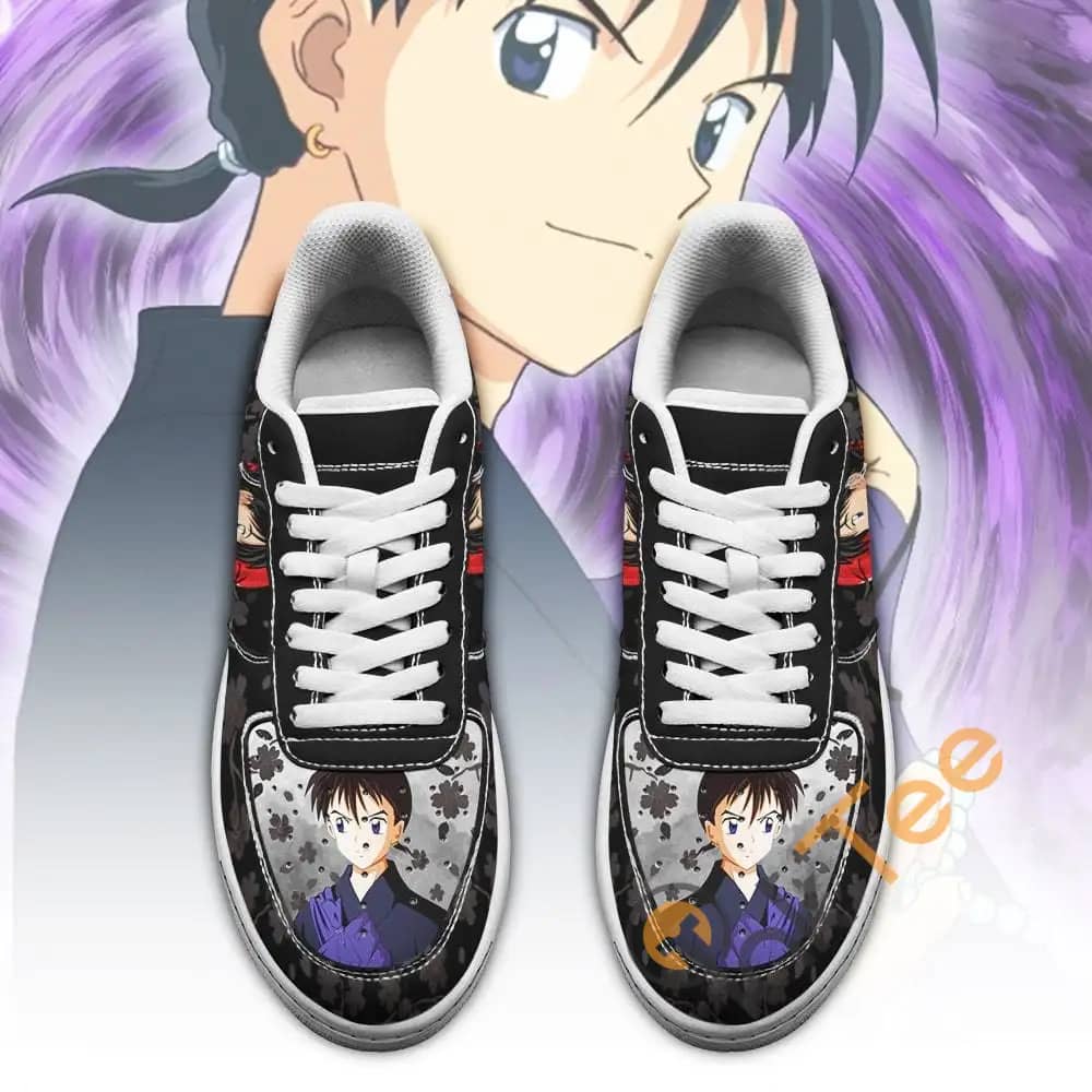Miroku Inuyasha Anime Fan Gift Idea Amazon Nike Air Force Shoes