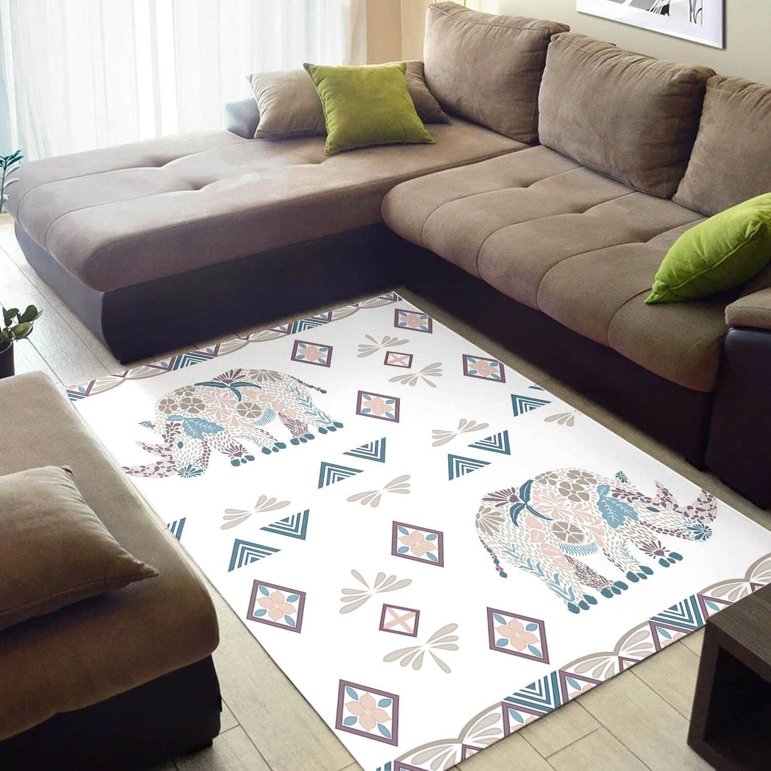 Modern African American Unique Afro Seamless Pattern Large Room Rug