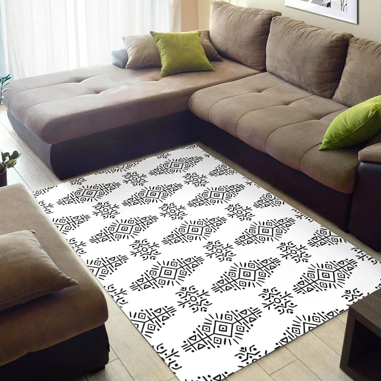 Modern African Perfect Inspired Seamless Pattern Style Floor Home Rug