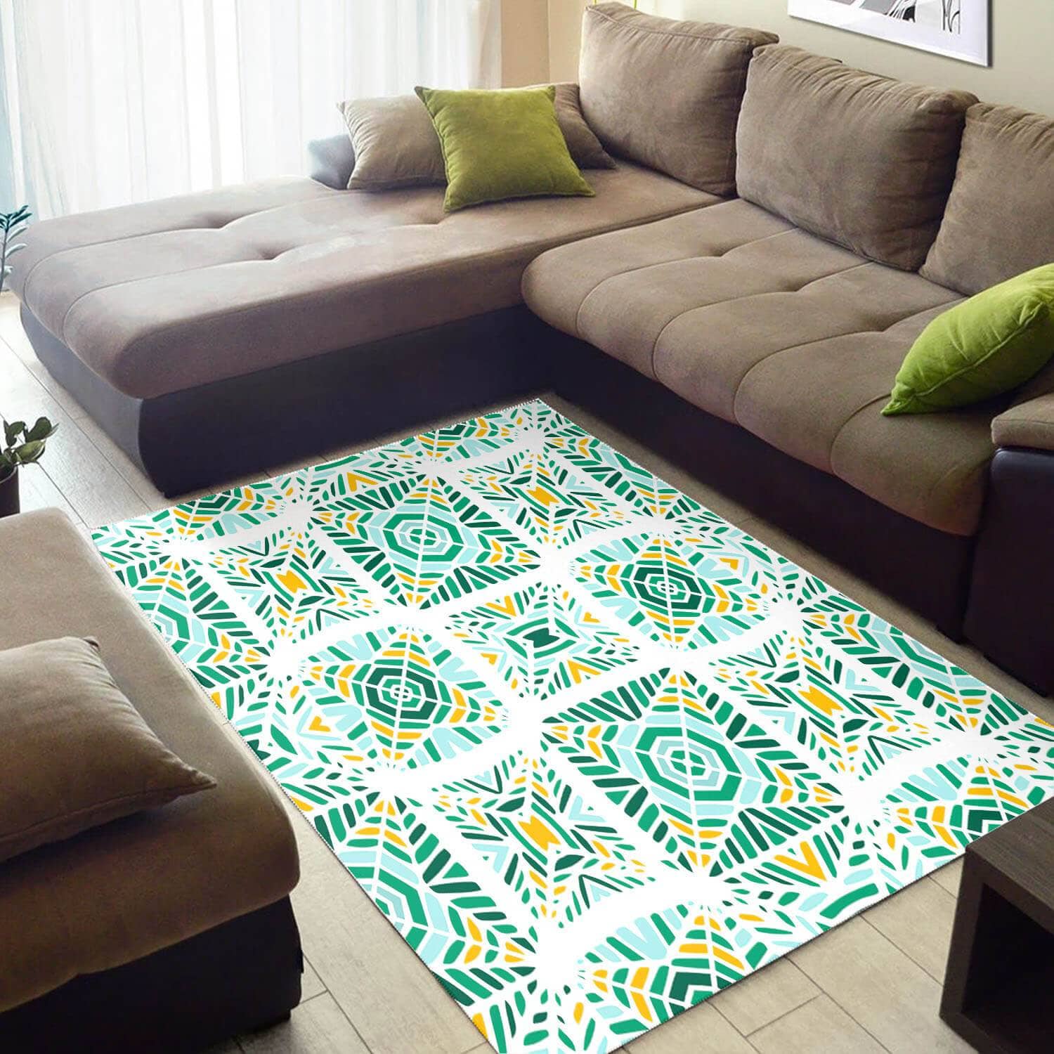 Modern African Perfect Print Seamless Pattern Design Floor Carpet House Rug