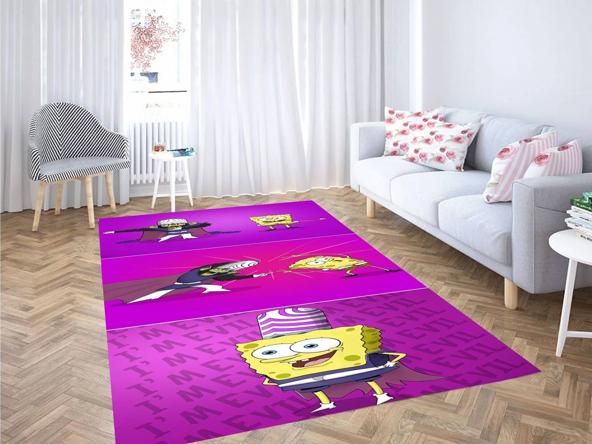 Monkey Spongeboob Wallpaper Carpet Rug