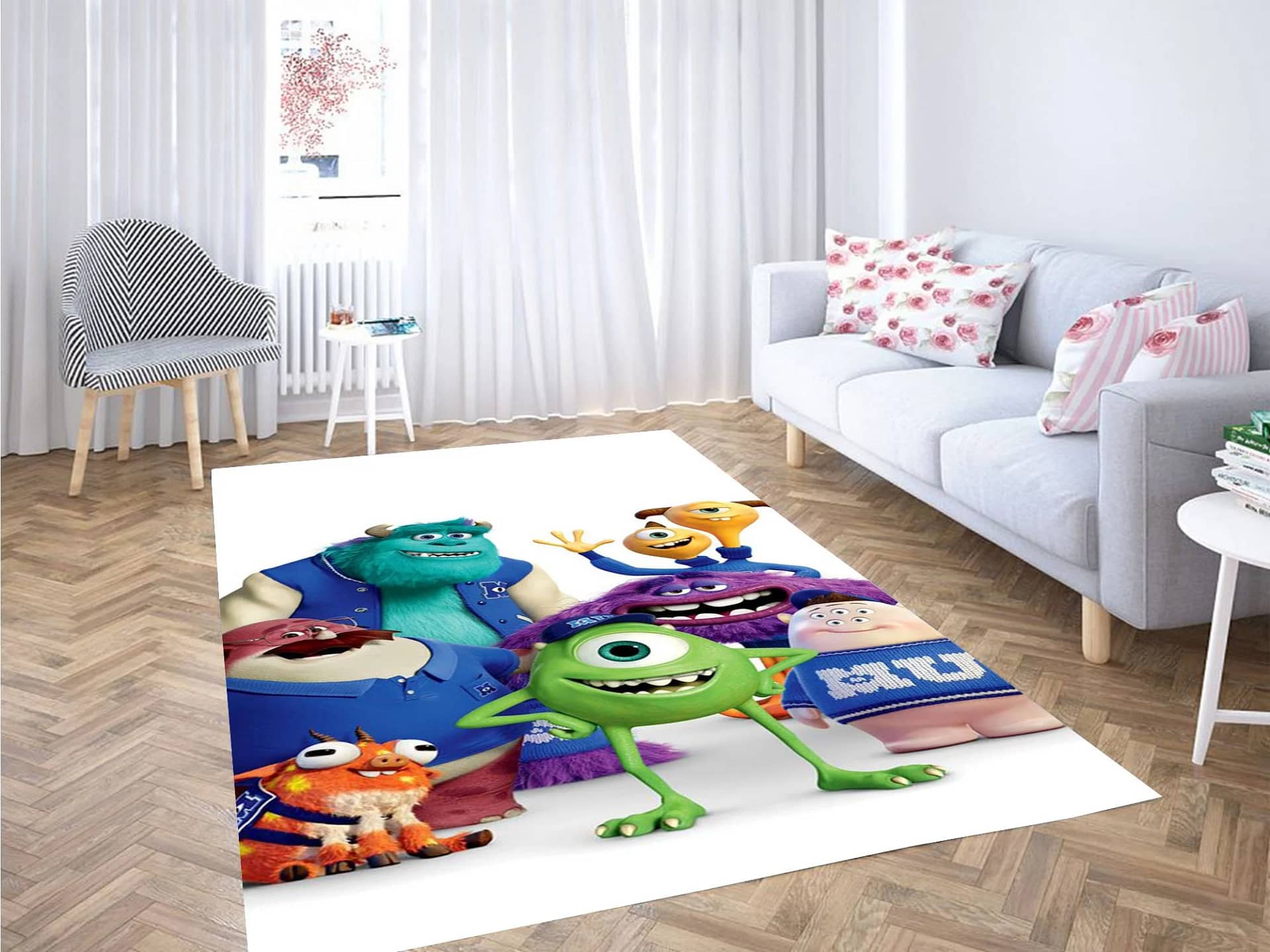 Monsters Inc University Carpet Rug