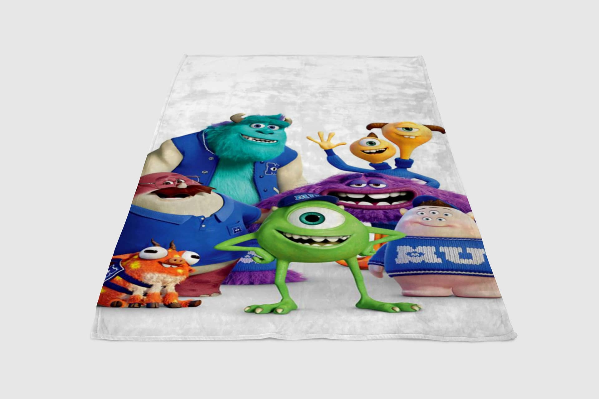 Monsters Inc University Fleece Blanket