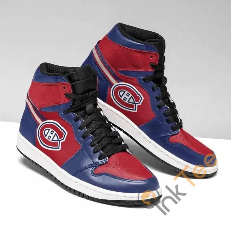 Montreal Canadiens Nhl Custom It1985 Air Jordan Shoes