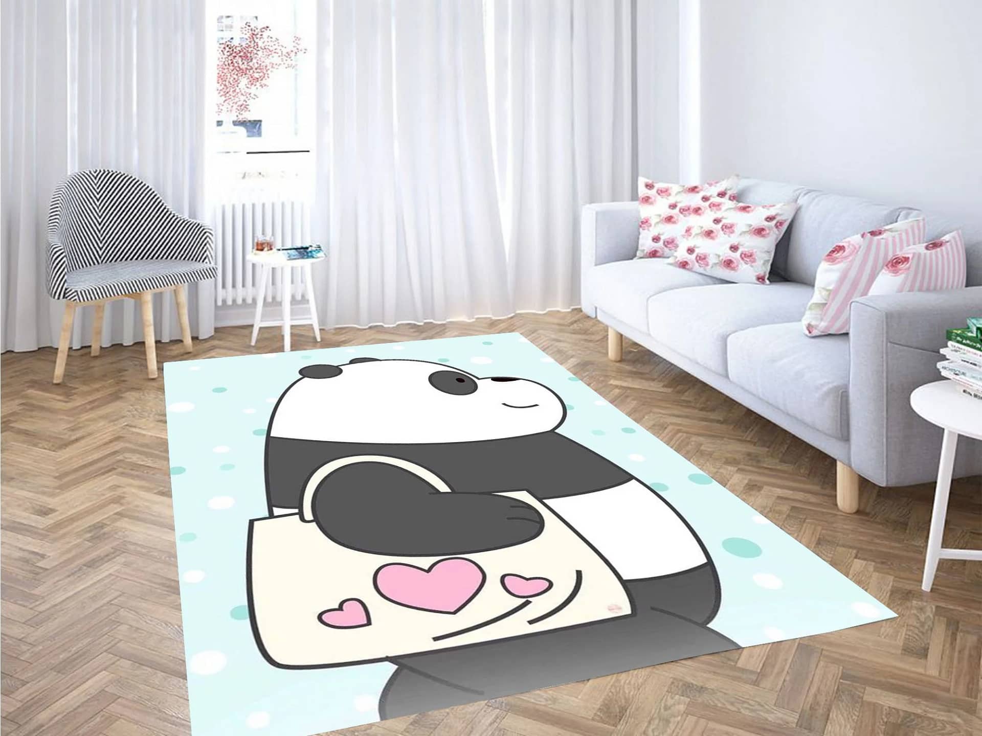 Mood Panda We Bare Bears Carpet Rug